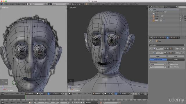 Create Your Own Character in Blender - Character Sculpting Complete Training Course - 11of20 смотреть онлайн