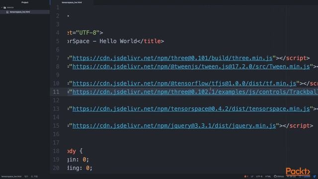 3D Neural Network Visualization with TensorSpace: Create the Basic | packtpub.com смотреть онлайн