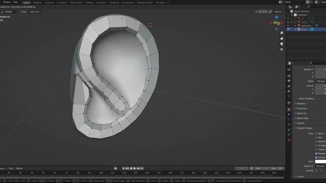[ Blender3D 3.1 ] 귀 만드는 법 3단계 смотреть онлайн