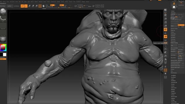 Easy Zbrush - using Mirror And Weld in Zbrush 2018 смотреть онлайн