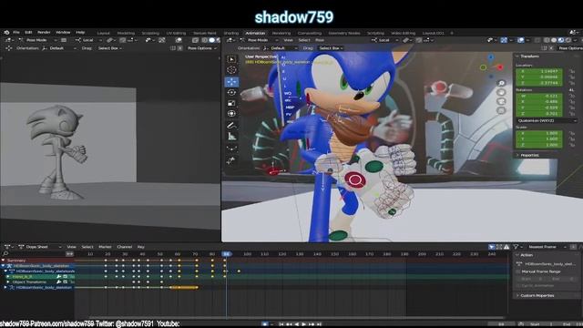 shadow759 Blender Animation Live смотреть онлайн