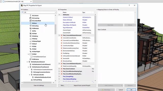 ARCHICAD 21 - Classificação de Elementos: Conversão e Propriedades IFC смотреть онлайн