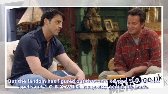 Friends fans crack a secret code in Joey Tribbiani's pin number смотреть онлайн