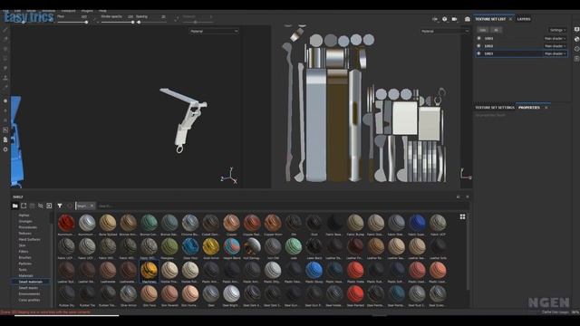 How to use UDIM Texture sets - Maya, Substance Painter смотреть онлайн