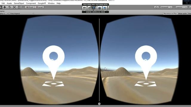VR cardboard movement with waypoints Unity cardboard gogoleVR SDK 0 8 asset store cardboard buddies смотреть онлайн