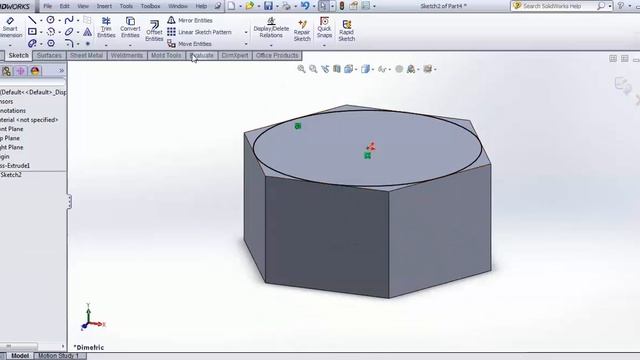 Nut And Bolt design and animation in Solidworks смотреть онлайн