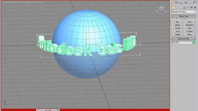 3D Studio Max - 3D Text Animation смотреть онлайн