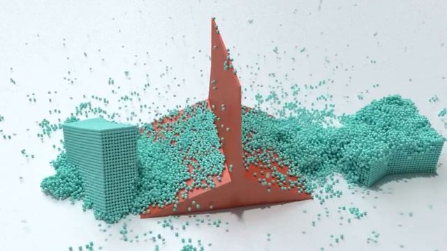 Blender cycles Molecular test Animation смотреть онлайн