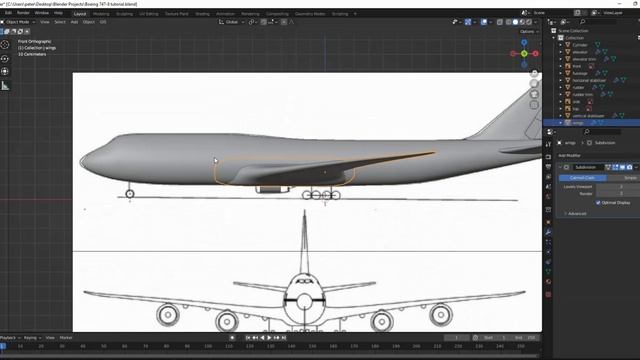 Boeing 747-8 | Blender Tutorial | Chapter 6 смотреть онлайн