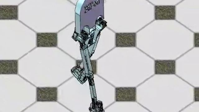 SolidWorks Simulation of a 14-DoF Bipedal Robot смотреть онлайн