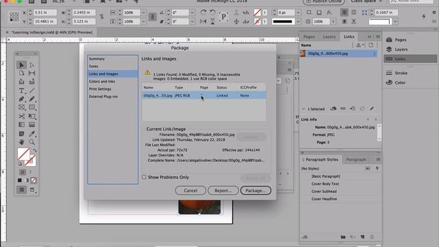 Begin Working with images in InDesign Part 1 смотреть онлайн