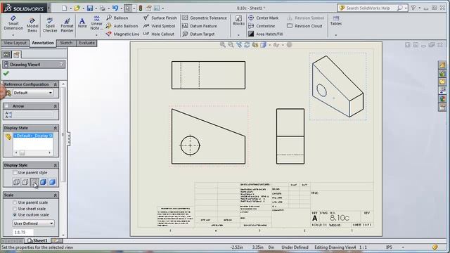 Solidworks Drawing Creation смотреть онлайн