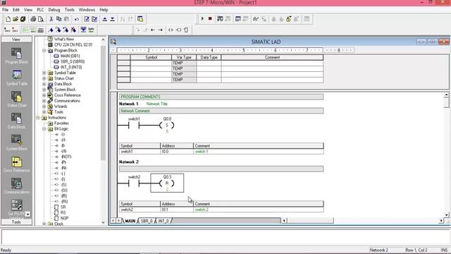 УСТАНОВКА И СБРОС S7 200