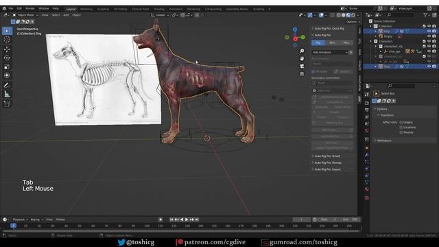 Auto-Rig Pro Tutorial: Rigging a Dog смотреть онлайн
