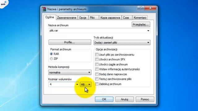 Jak podzielić plik na części - Winodws 7 + winrar смотреть онлайн