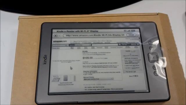 Amazon Kindle 4 Web Browser смотреть онлайн