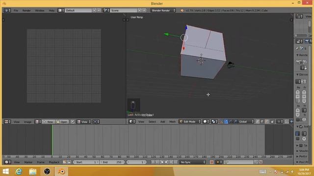 3D blender video editing - UV Layout 4 смотреть онлайн