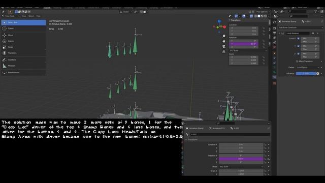Drivers with Constraints on Armature, Part 1 (blender 3D animation Work In Progress December 2022) смотреть онлайн