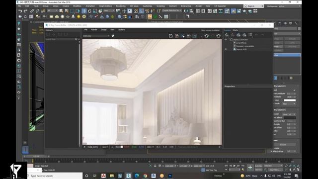 Interior lighting in Vray 3DS MAX | V-RAY5 3DSMAX 2018 | Bedroom interior lighting in Hindi | Urdu смотреть онлайн