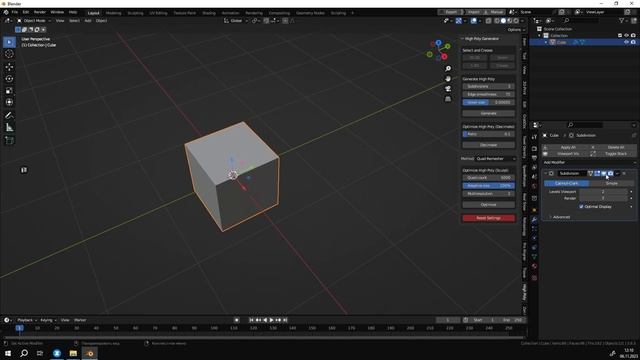Как упростить полигонаж Хайполи модели в ZBrush и в Blender смотреть онлайн