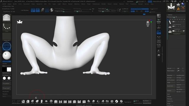 Learning How To Block Out 3D Characters In Zbrush or Blender смотреть онлайн