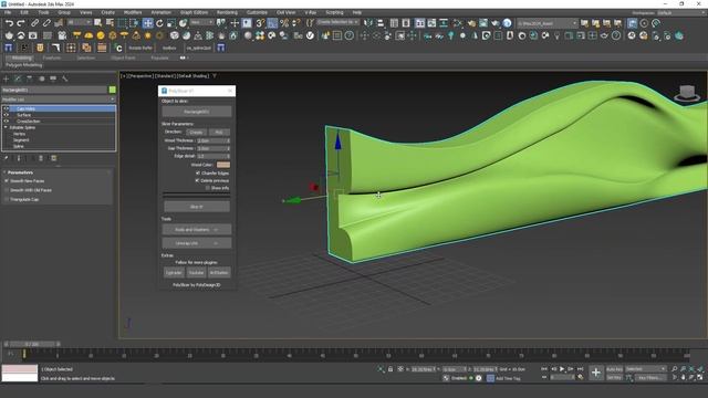 Parametric Reception | 3ds Max Modeling | PolySlicer