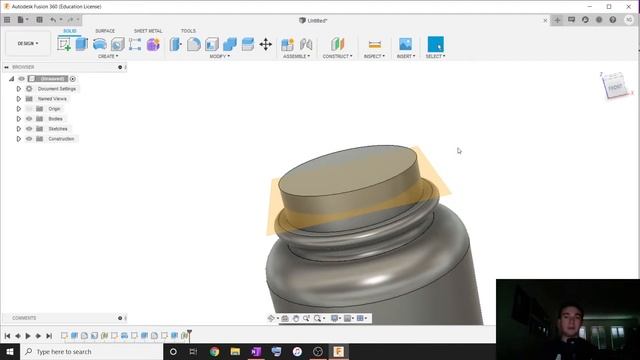 Fusion 360 Tutorial : Basic Parts 3 смотреть онлайн
