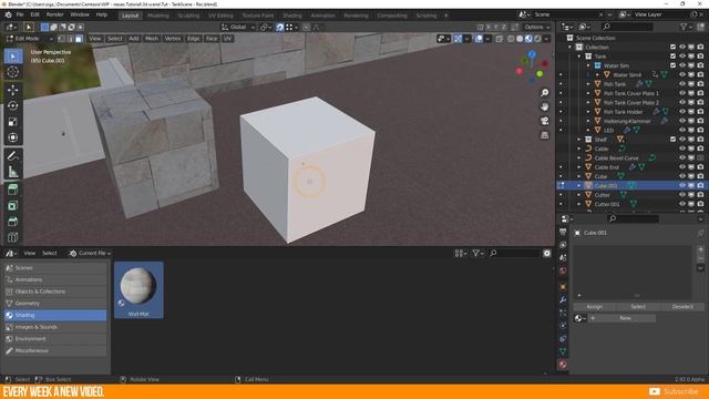 How to use the ASSET BROWSER | Blender 2.92 - Alpha | Tutorial смотреть онлайн
