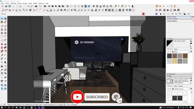 Tutoriel n° 8 - Comment importer une maquette Sketchup sur D5 Render ? смотреть онлайн