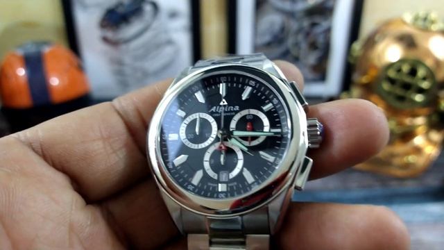 Alpina AL-373BS4E6B Alpiner Quartz Chronograph