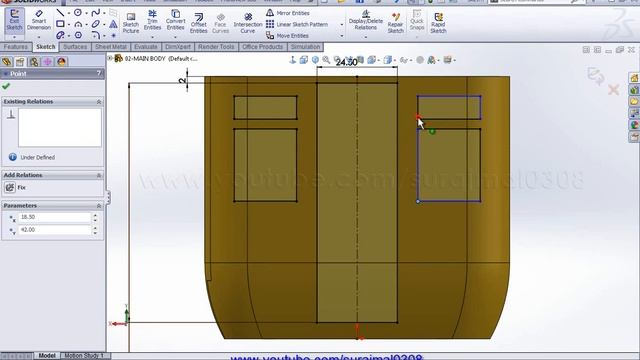 Creating a RailCar in SolidWorks - Part 24A: Creating Assembly 07 смотреть онлайн