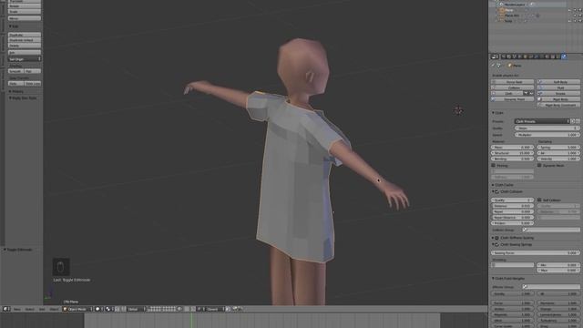 Blender Sewing Clothes for Low Poly Models смотреть онлайн