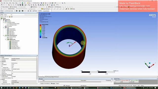 Ansys plane stress simulation смотреть онлайн