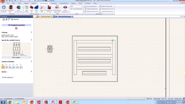 SOLIDWORKS Electrical - Creating a 2D Cabinet Layout смотреть онлайн