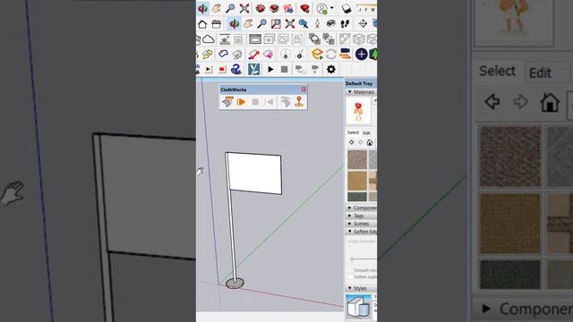 Como crear una bandera en sketchup nivel dios! смотреть онлайн