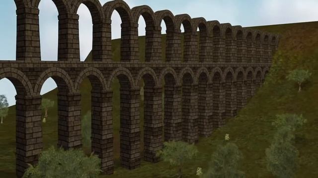 Animación 3D Acueducto Romano смотреть онлайн