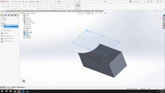 SolidWorks| Reference Geometry | Plane | Axis | Coordinate system| Point смотреть онлайн