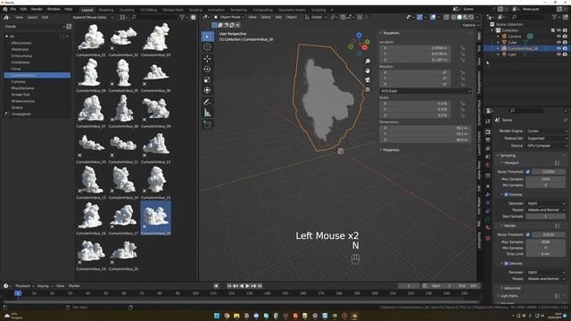 Easy clouds in Blender | CloudScapes add-on review and tutorial смотреть онлайн
