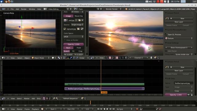 Blender 2.6 OpenGL Lens Flare (Update) смотреть онлайн
