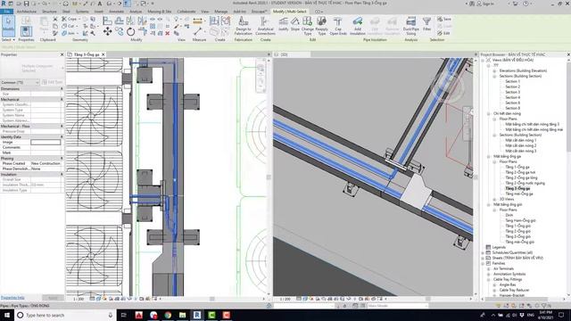 ENGATECH REVIT MEP #10-VẼ TRUNKING VÀ KẾT NỐI ỐNG GAS DÀN NÓNG VRV (PART 2) смотреть онлайн