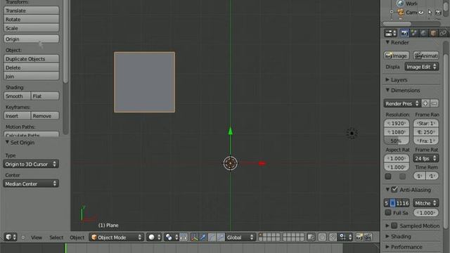 Blender Tips 04 - Move Mesh to World Center смотреть онлайн