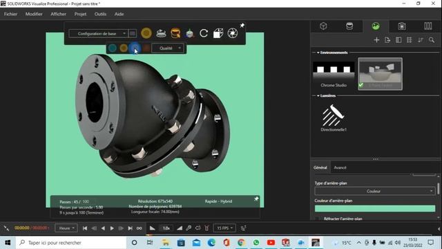SOLIDWORKS VISUALIZE : TURN A SWING VALVE MODEL MORE REALISTIC смотреть онлайн