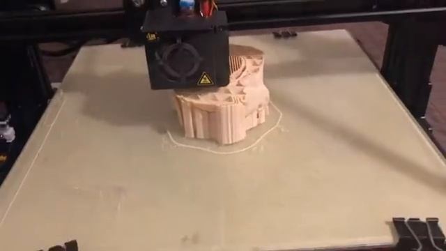 Horror doll head 3d printing time lapse смотреть онлайн