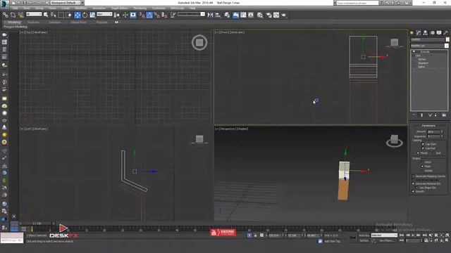 3ds Max Exhibition Stand Design Tutorial | Modeling Texturing and Lighting | Desk FX ( Part 3 ) смотреть онлайн