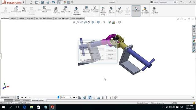 Animation Basics SolidWorks смотреть онлайн
