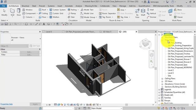 Autodesk Revit: Organising the Project Browser by Phase смотреть онлайн