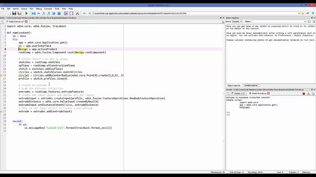 Fusion 390 API: Feature Creation смотреть онлайн