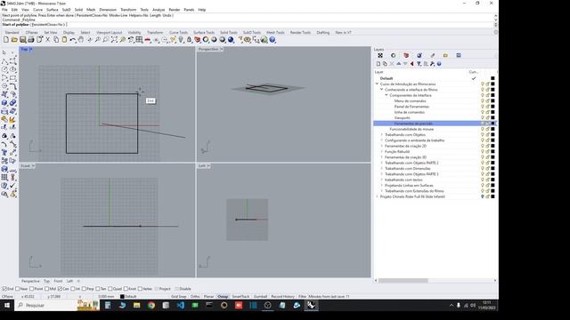 #02 Conhecendo a interface do Rhinoceros смотреть онлайн