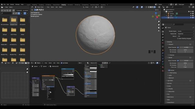 How to Create A Simple Clay Material In Blender 3.5 Tutorial смотреть онлайн