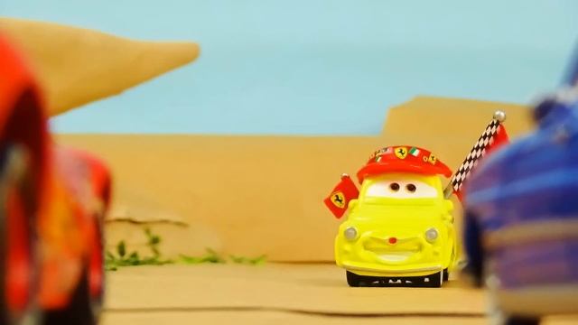 Disney Pixar Cars 1 Iconic Scene Remake! Stop Motion Animation Tomica & Mattel Cars Toys Video смотреть онлайн